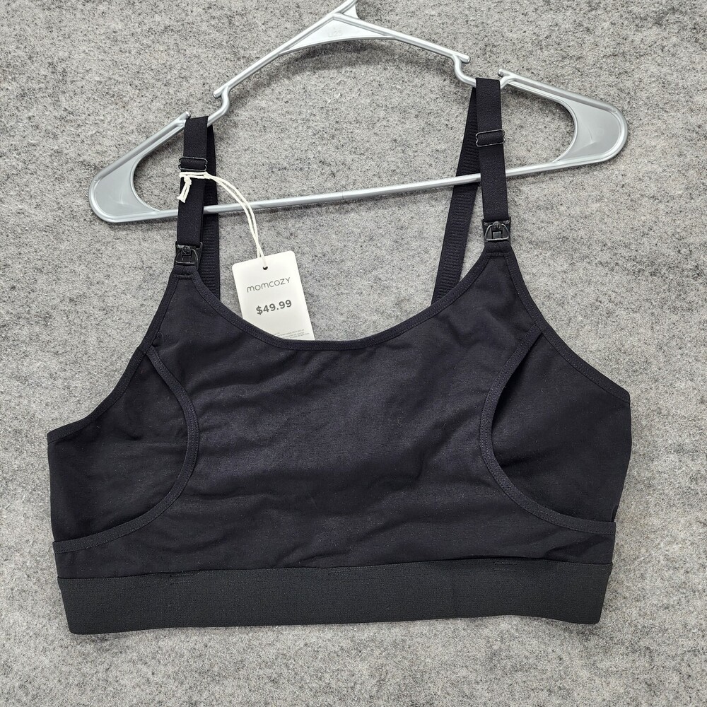 Momcozy Pumping Bra Womens XL Black